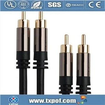 audio Aux to 2 RCA klasy premium 3,5 mm