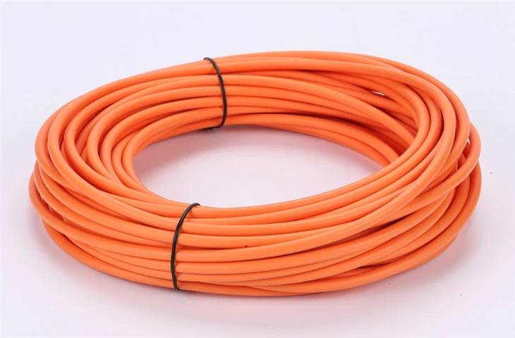 Kabel optyczny PUR pomarańczowy lub czerwony POF 1,0mm*2,2 lub 2,2mm*4,4 kabel jednożyłowy lub dwużyłowy